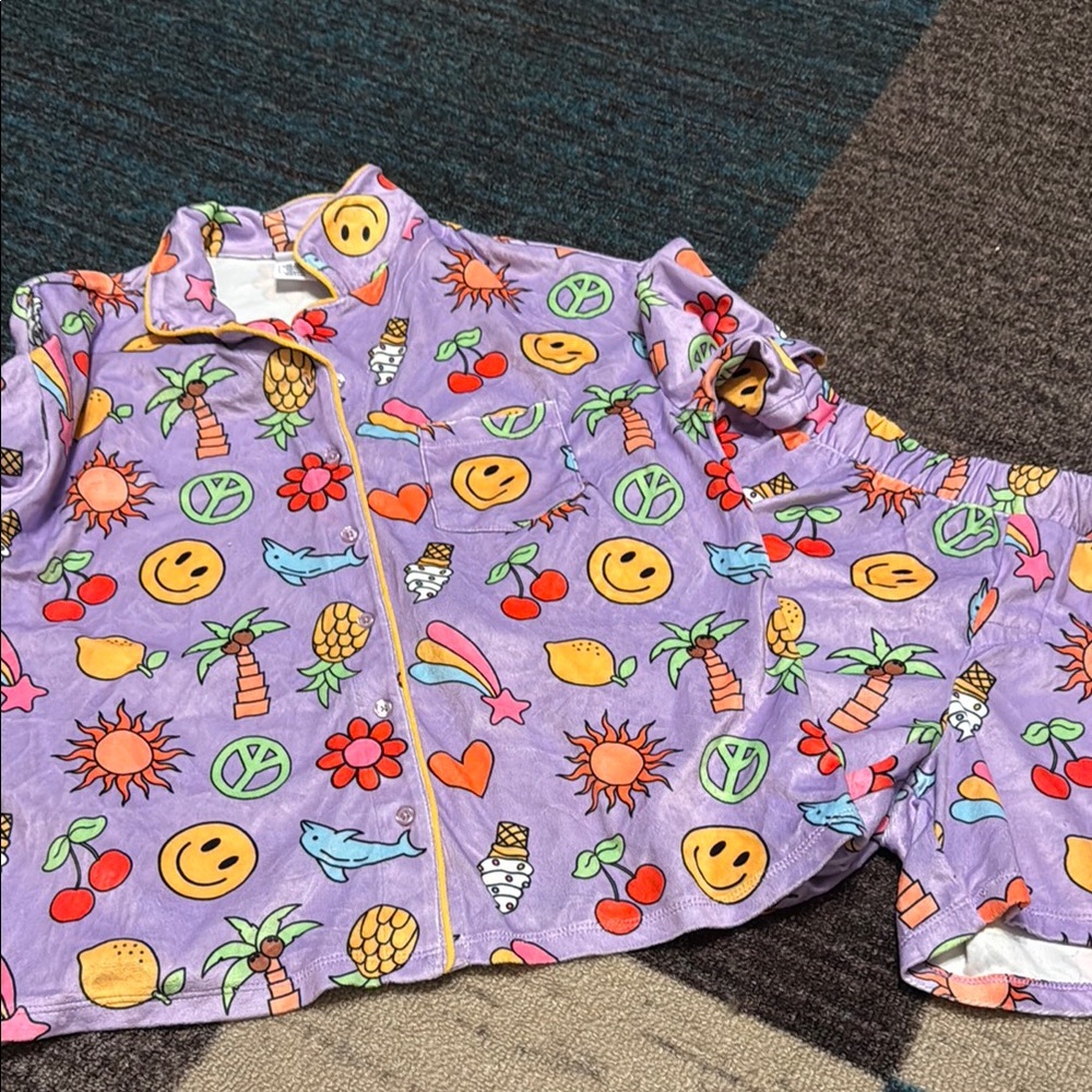 Art Class Sleepwear with Purple Trim size 16/18